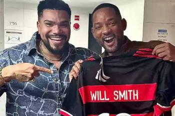 Naldo Benny posa ao lado de Will Smith: “Agora quero vê alguém falar que é mentira”