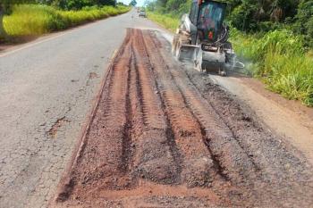 Recuperação da Rodovia-370 avança com melhorias na infraestrutura, em Corumbiara