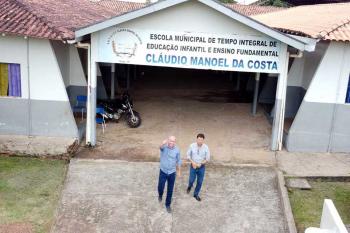 Deputado Ezequiel Neiva destina R$ 1 milhão para reforma da Escola Cláudio Manoel da Costa, em Cacoal