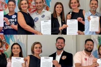 Candidatas/os à Prefeitura de Porto Velho assinam termos de compromisso com a educação durante reunião no SINTERO