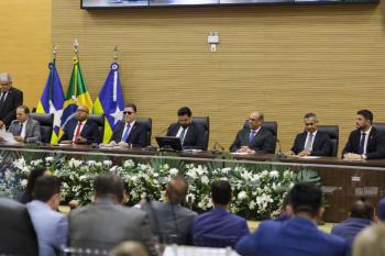 Governo de Rondônia reforça parceria entre poderes durante posse da Mesa Diretora da Assembleia Legislativa