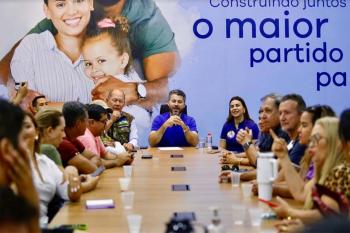 Mariana Carvalho se rene com candidatos do PL e destaca importncia da aliana com o Pastor Valcenir