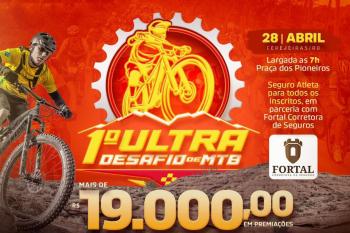 Primeiro Ultra Desafio de Mountain Bike acontece domingo dia 28 em Cerejeiras 