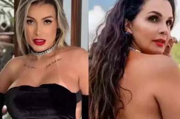 Após perder posto para Luiza Ambiel, Andressa Urach responde: “Fala mais da mamãe!”