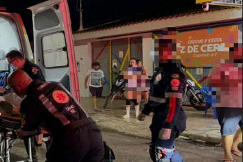 Motociclista é atacado a tiros por criminosos na zona sul