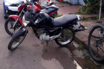 Três motos roubadas e bicicletas são recuperadas pela PM