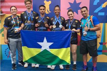 Atletas de Ji-Paraná conquistam sete medalhas no badminton nos Jogos da Juventude 2024