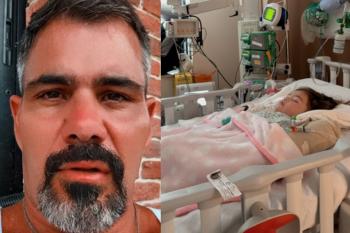 Juliano Cazarré celebra alta hospitalar da filha Maria Guilhermina após duas semanas na UTI