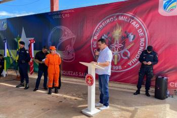 Rolim de Moura: Prefeito Aldo Júlio participa de solenidade de entrega de equipamentos da Sesdec