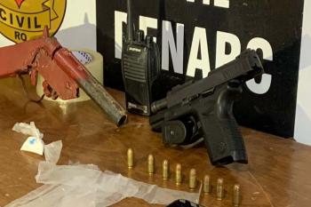 Denarc prende investigado com duas armas durante operação em Porto Velho