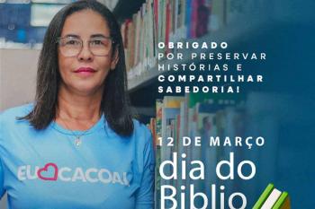 Prefeitura de Cacoal homenageia servidora no Dia do Bibliotecário