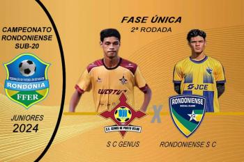 Genus e Rondoniense jogam nesta sexta as 16:00 horas no estádio Aluízio Ferreira