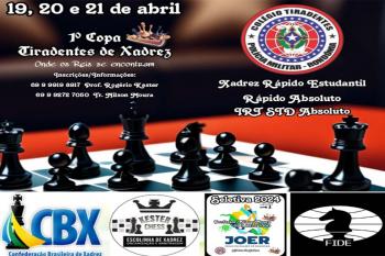 Copa Tiradentes de Xadrez começa hoje com grandes nomes de Rondônia