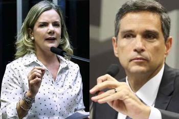 Gleisi culpa Campos Neto por alta da Selic, apesar de decisão da nova diretoria do BC