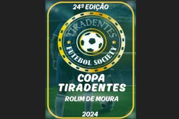 Vem aí a 24ª Copa Tiradentes de Futebol Society de Rolim de Moura