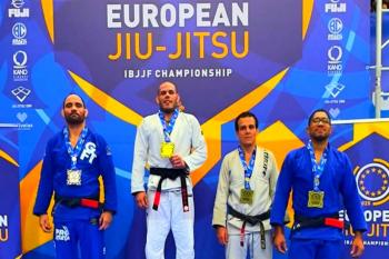 Irmãos Olímpio conquistam medalhas de prata no campeonato Europeu de Jiu-Jitsu