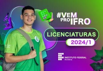 Vagas em cursos de Licenciaturas so ofertadas no Processo Seletivo Unificado 2024 do IFRO