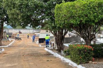 Dia de Finados: Prefeitura de Jaru prepara cemitérios para receber visitação