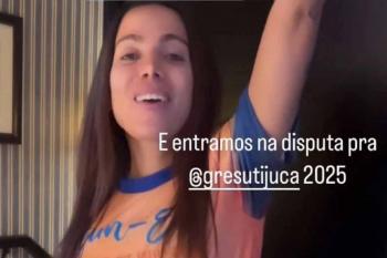 Anitta celebra participação em samba-enredo, mas nega que irá cantar na avenida: “Não tenho nem voz pra isso”