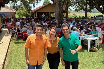 Deputado Cssio Gois fortalece cultura pomerana com apoio  Pomer Wust Fest em Cacoal