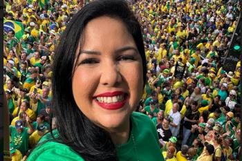 Deputada Cristiane Lopes participa do movimento pela democracia em manifestao histrica