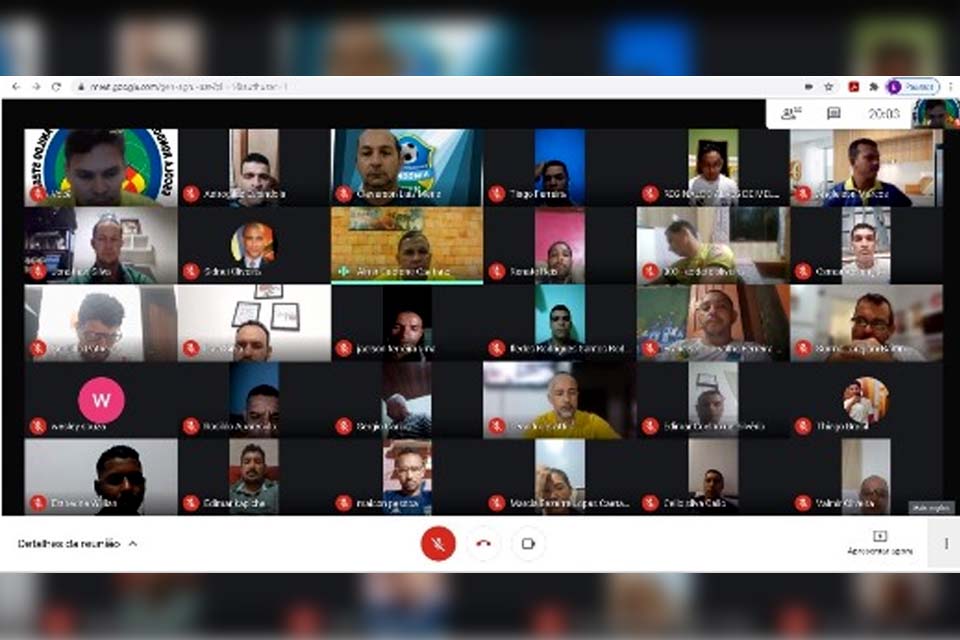 FFER realiza videoconferência com árbitros antes do início do Rondoniense-2021
