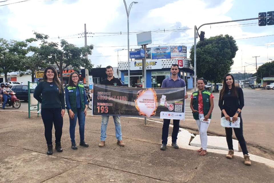 Durante Pit Stop prefeitura alerta sobre riscos e consequências das queimadas