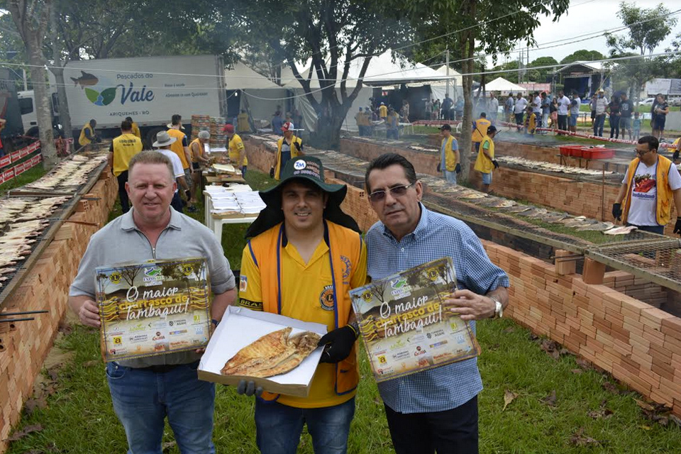 Churrasco de tambaqui em 10 cidades de Rondônia