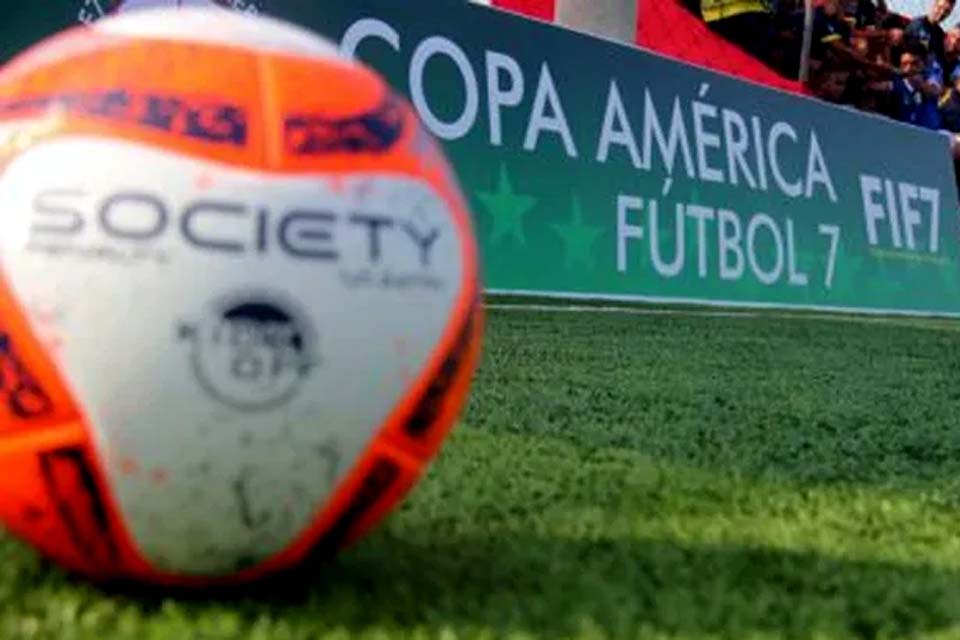 Federação divulga tabela dos confrontos da Copa América de Futebol 7 Society