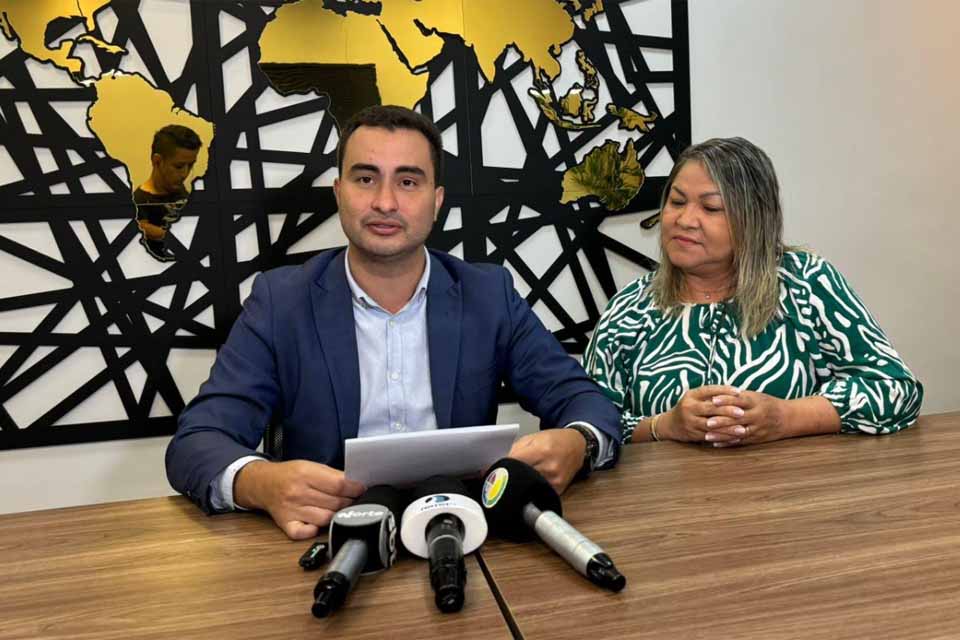 Célio Lopes anuncia apoio a Mariana Carvalho no segundo turno das eleições municipais em Porto Velho