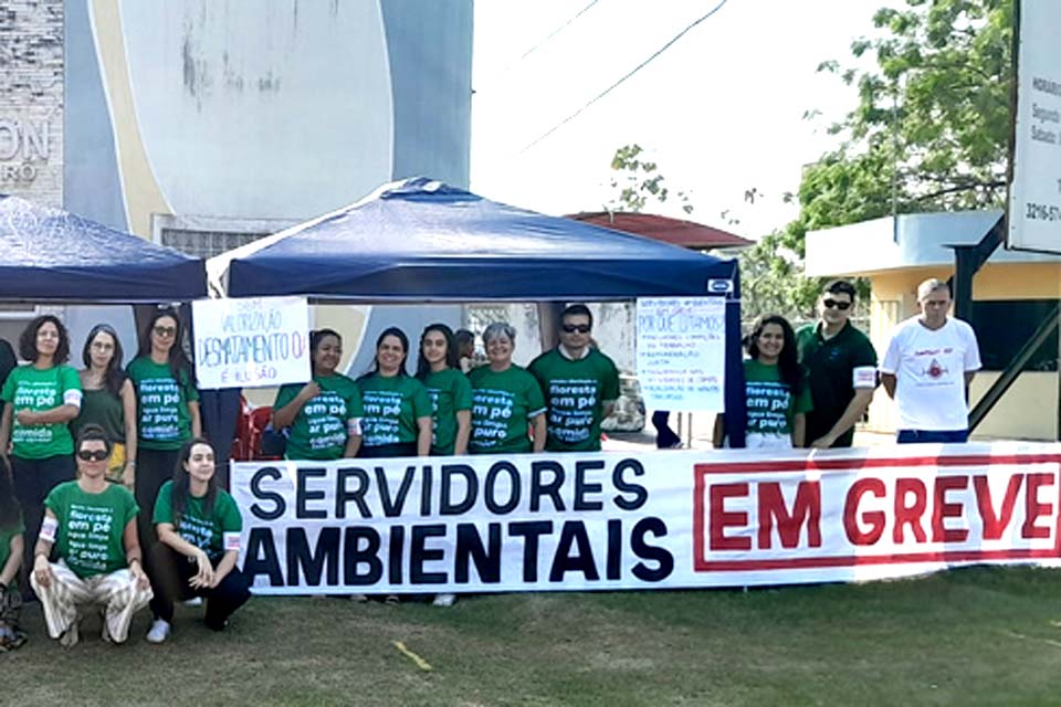 SINDSEF-RO: Servidores do IBAMA/ICMBIO de Rondônia em greve fazem ato doando sangue pelo meio ambiente