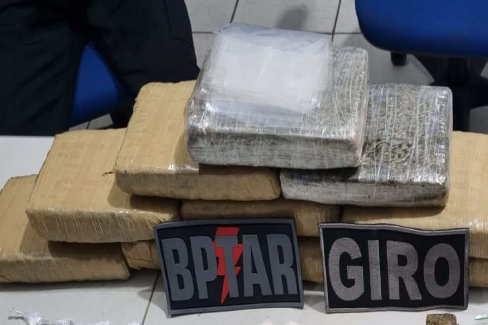 BPTAR prende homem com 10 quilos de maconha na zona Leste