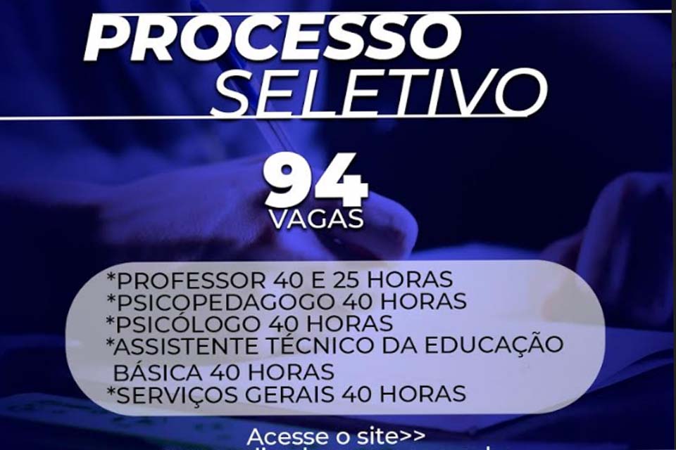 Secretaria Municipal de Educação revoga processo seletivo e publica novo edita