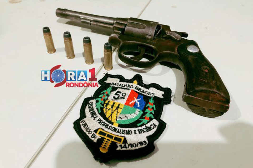 Polícia apreende adolescente de 16 anos com revólver municiado na zona leste