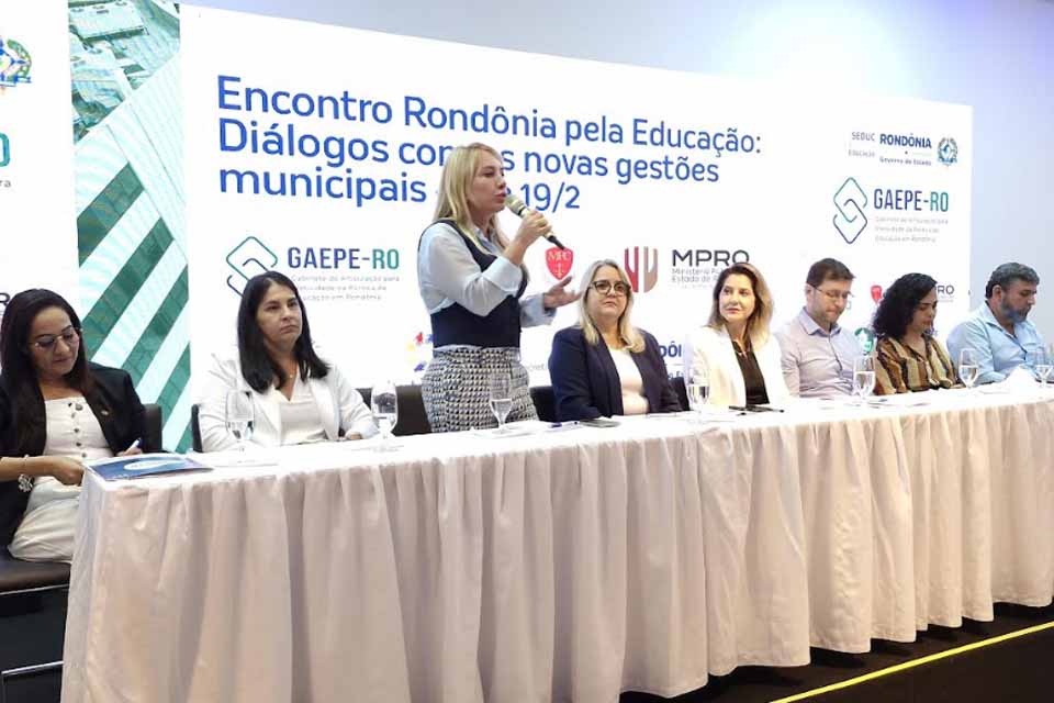 Ieda Chaves reforça a importância da colaboração na educação para o desenvolvimento de Rondônia