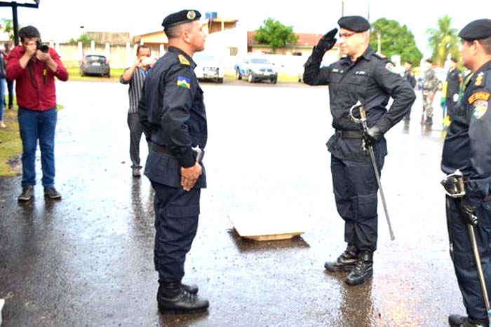 Policia Militar realizou nesta terça feira Cerimônia de passagem de comando do 8°Batalhão