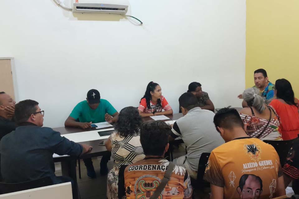 Reunião com a equipe técnica da Fundação Cultural define detalhes do 5º Arraial Municipal de Porto Velho