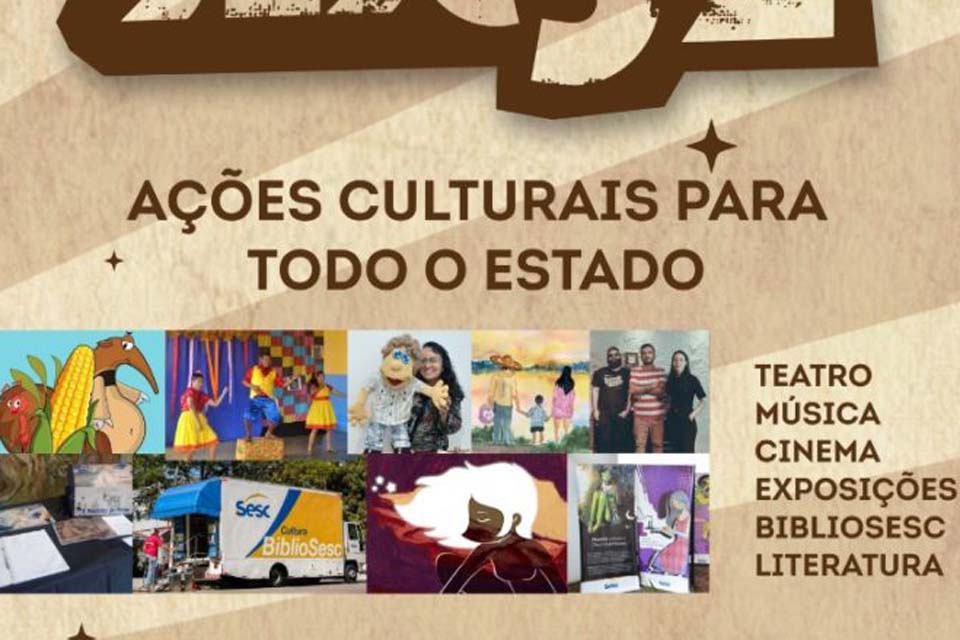 Município terá noite cultural neste sábado no Teatro Municipal em parceria com o SESC