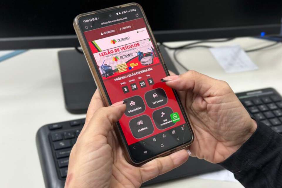 Detran de Rondônia alerta cidadãos sobre sites falsos de leilão de veículos em nome da Autarquia