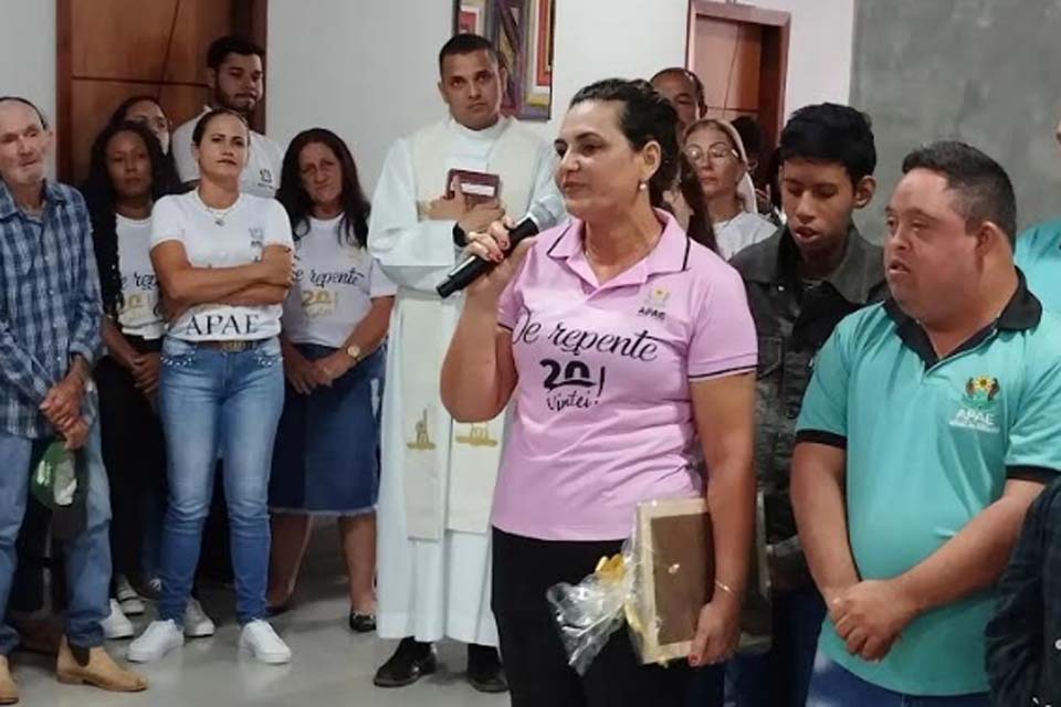 APAE de Mirante da Serra celebra em grande estilo o 20° aniversário