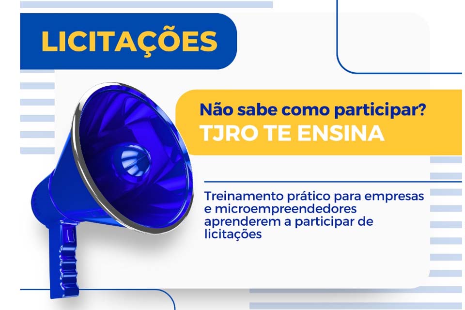 Último dia de inscrição para treinamento prático sobre licitações públicas para microempreendedores