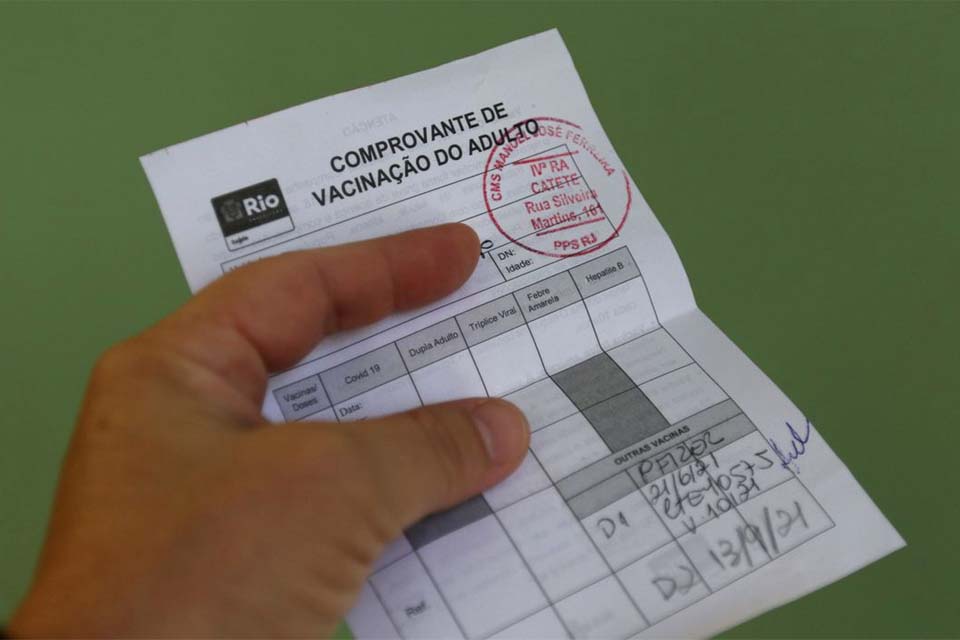 Liberado certificado para quem tomou vacinas diferentes