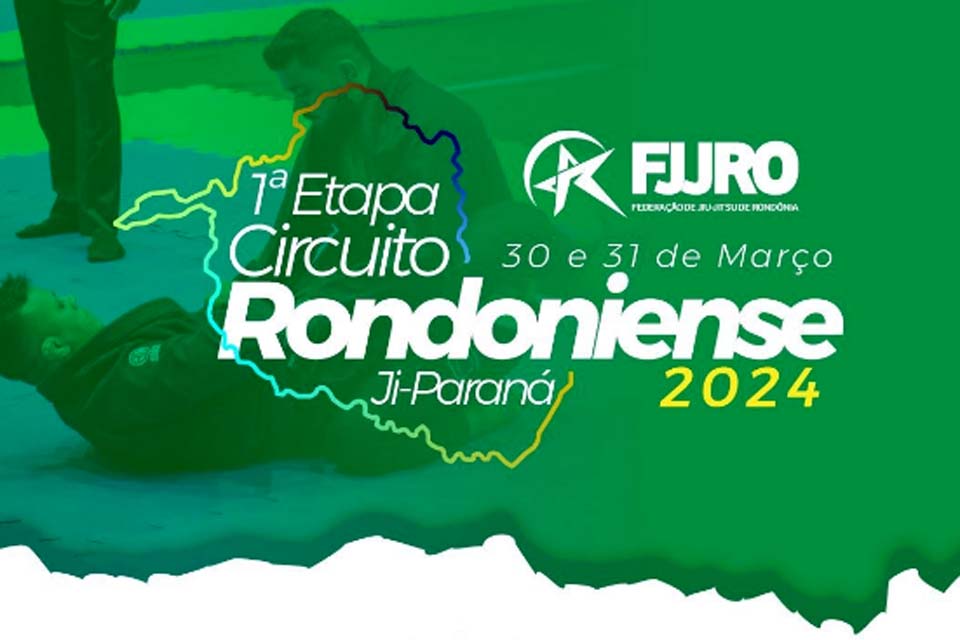 Abertas as inscrições para a 1ª Etapa do Circuito Rondoniense de Jiu-Jitsu 2024