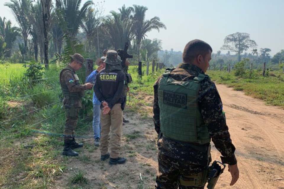 Ações de desocupação do Parque Estadual de Guajará-Mirim apresentam balanço com a Operação Mapinguari