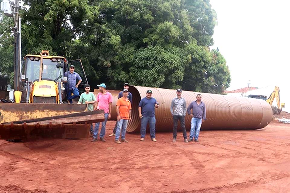 Secretaria Municipal de Obras realizará instalação de 3 Tubo Armco na linha JK