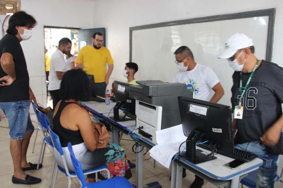 Detran participa do “Rondônia Cidadã” e leva atendimento à população de Candeias do Jamari neste fim de semana