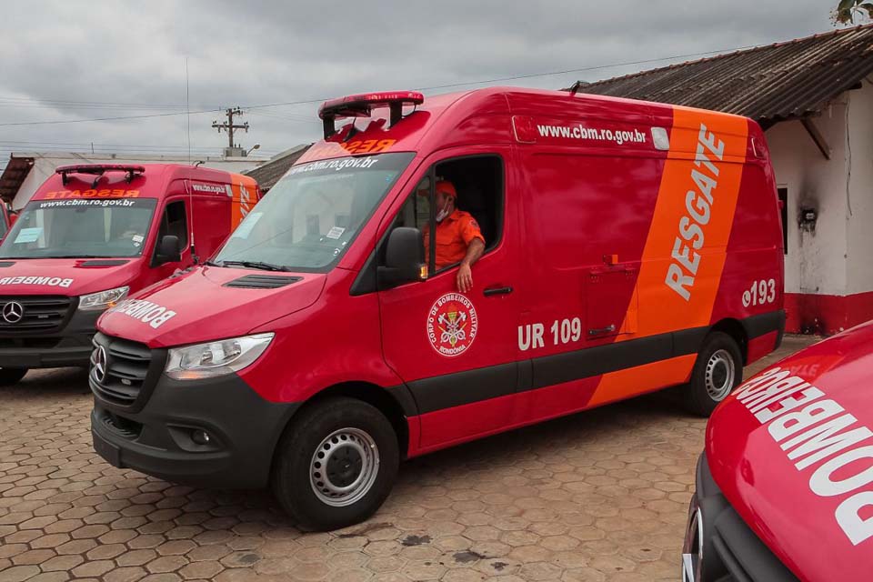 Corpo de Bombeiros recebe novas Unidades de Resgate e Equipamentos de Proteção Individual