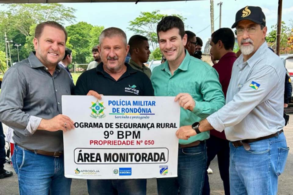 Deputado Estadual Cirone Deiró participa de lançamento do Programa Segurança Rural em Cacoal