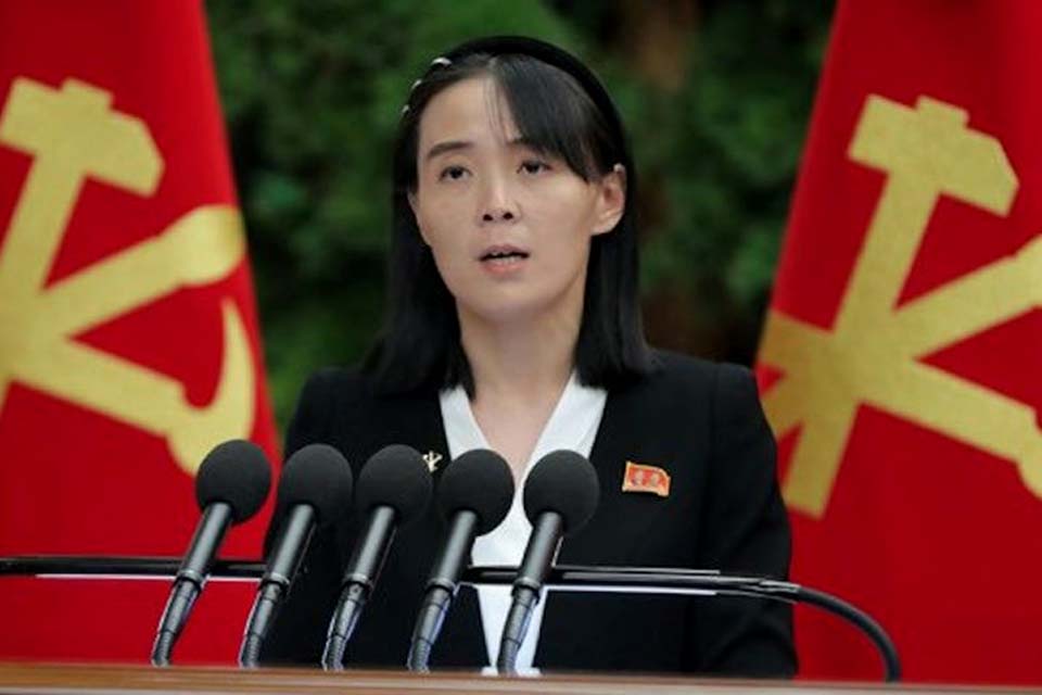 “Grupo de gângsteres”, diz Kim Yo Jong, irmã de Kim Jong Un sobre Estados Unidos