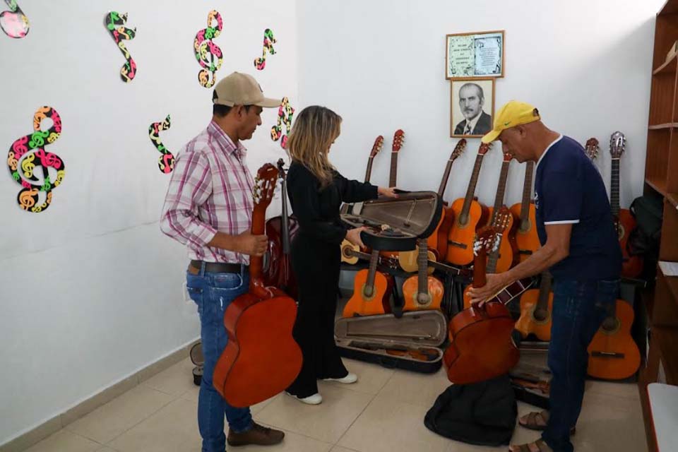 Fundação Cultural de Ji-Paraná recebe mais de 20 novos instrumentos do CTPM IV